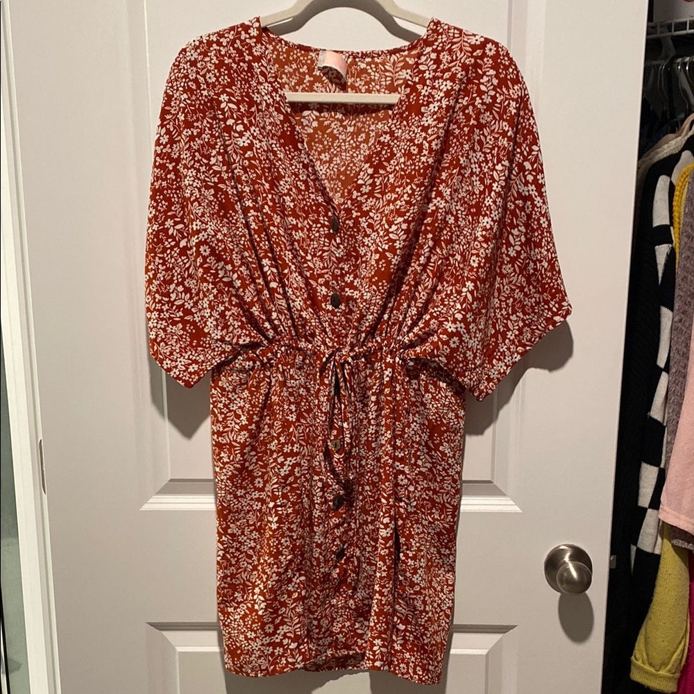 Floral Kimono Dress